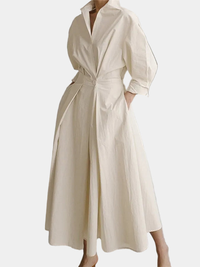 ÉLÉONORE | Lang elegant kjole til tidløs og raffineret stil