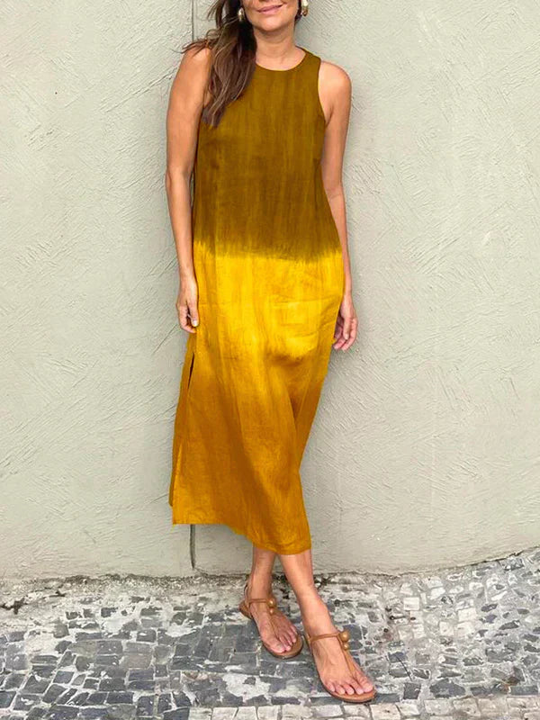 AMALIA | Lang kjole med naturlig stil og komfort til enhver lejlighed