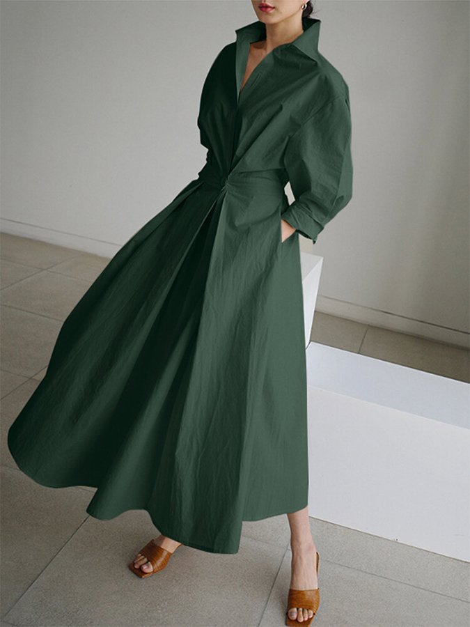 ÉLÉONORE | Lang elegant kjole til tidløs og raffineret stil
