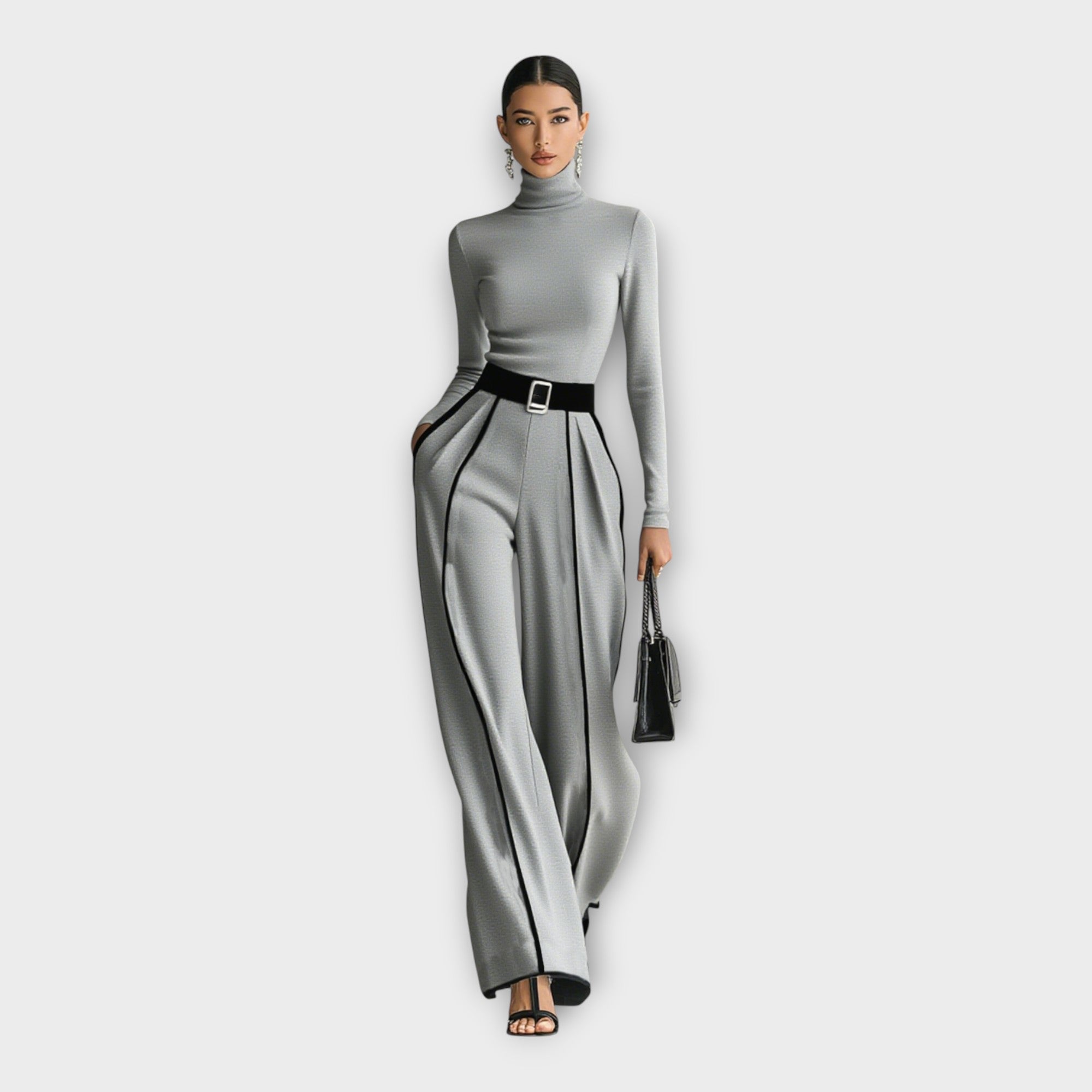 Elegant jumpsuit med minimal æstetik