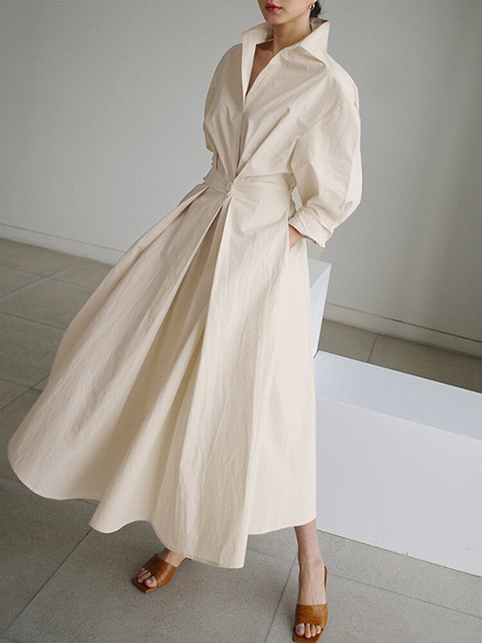 ÉLÉONORE | Lang elegant kjole til tidløs og raffineret stil