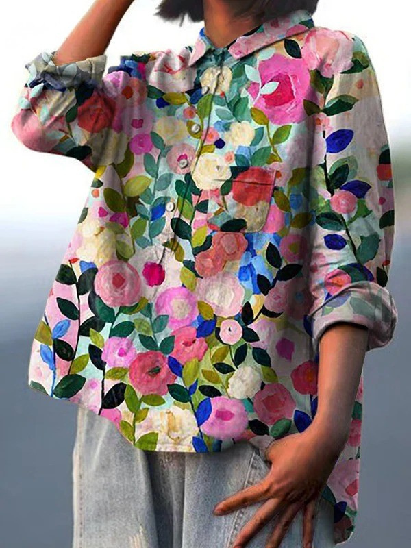 Leah | Moderne linnedskjorte