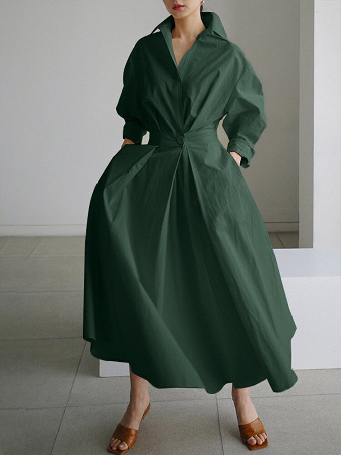 ÉLÉONORE | Lang elegant kjole til tidløs og raffineret stil