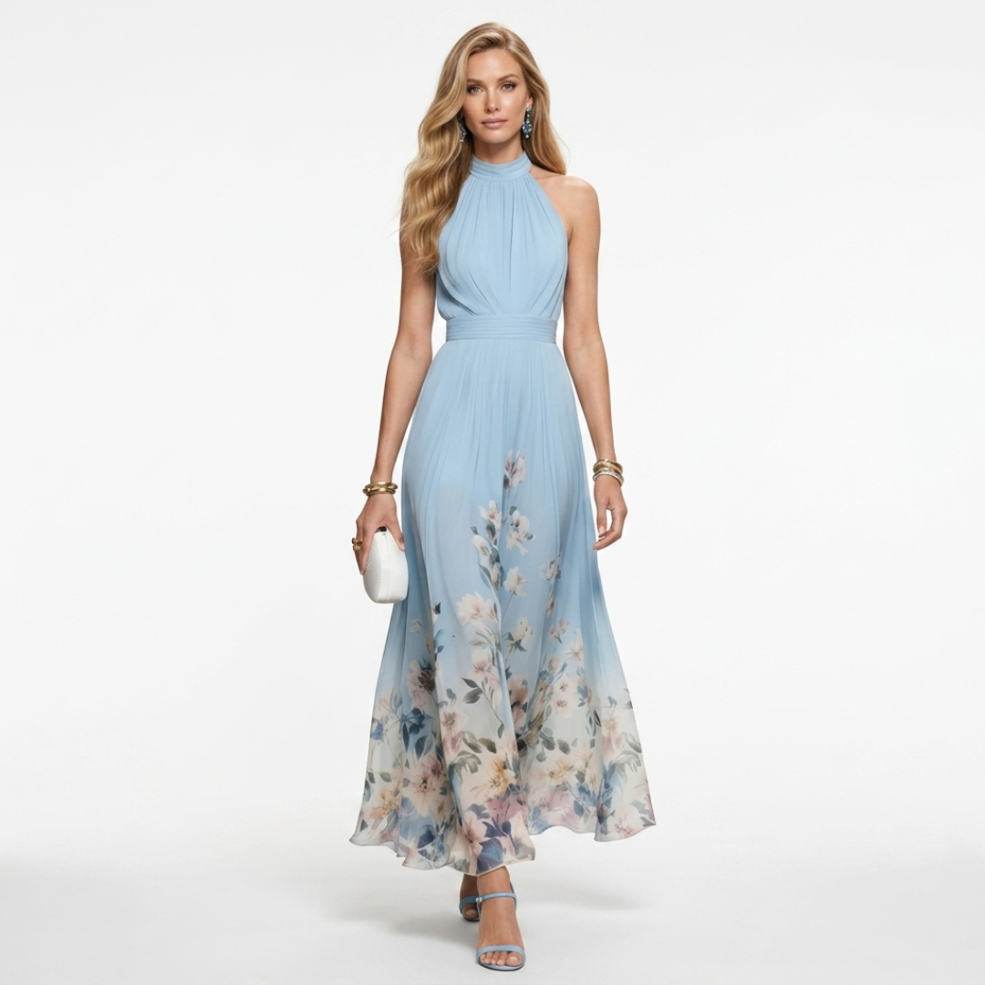 Dione - Elegant kjole med blomster