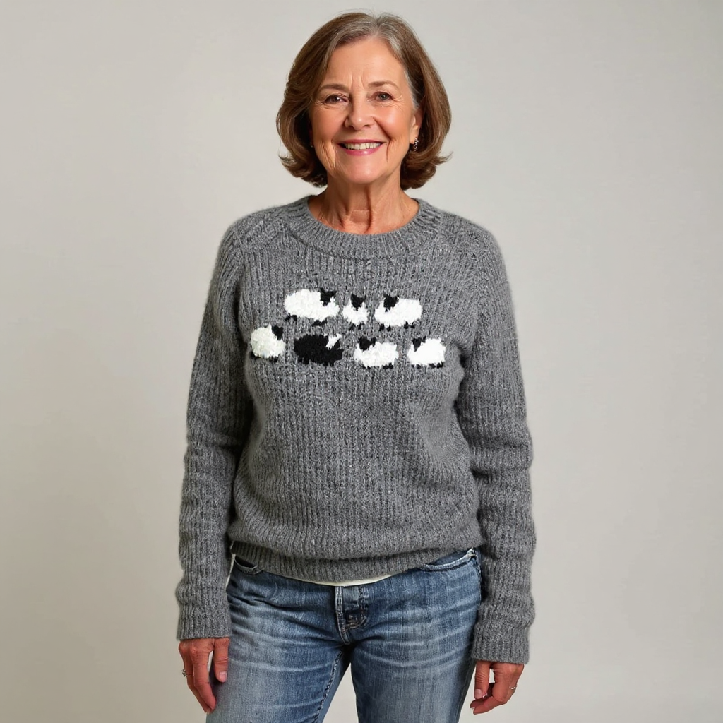 Amanda | Vintage Islandstrikpullover