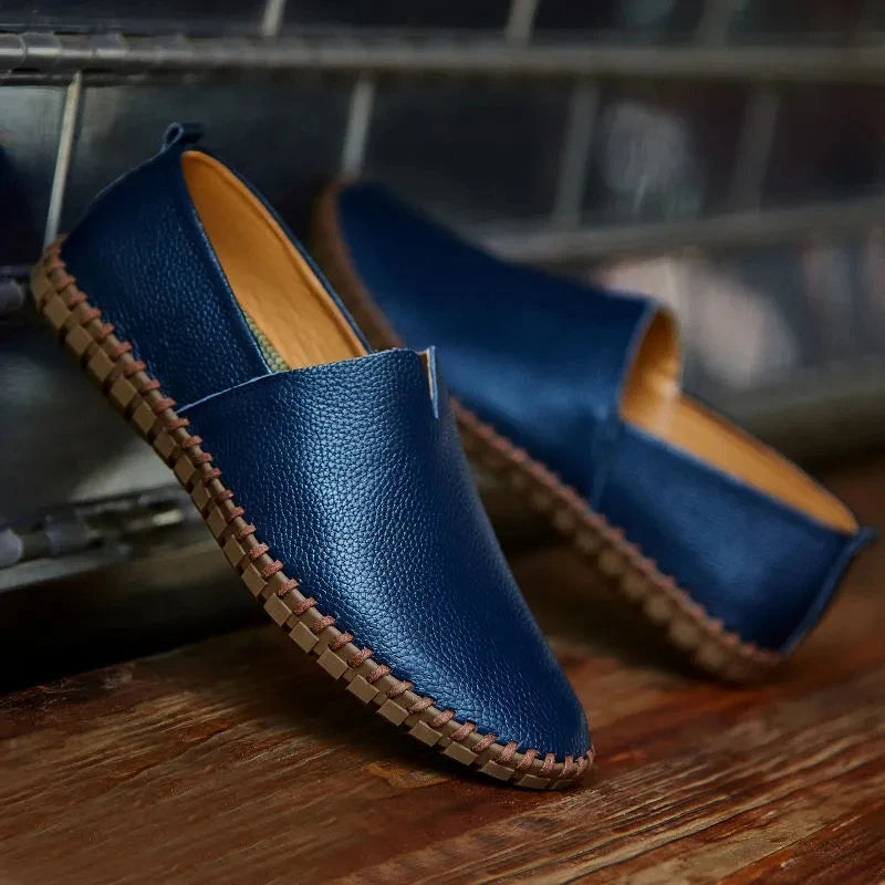 Åndbare Læder Loafers