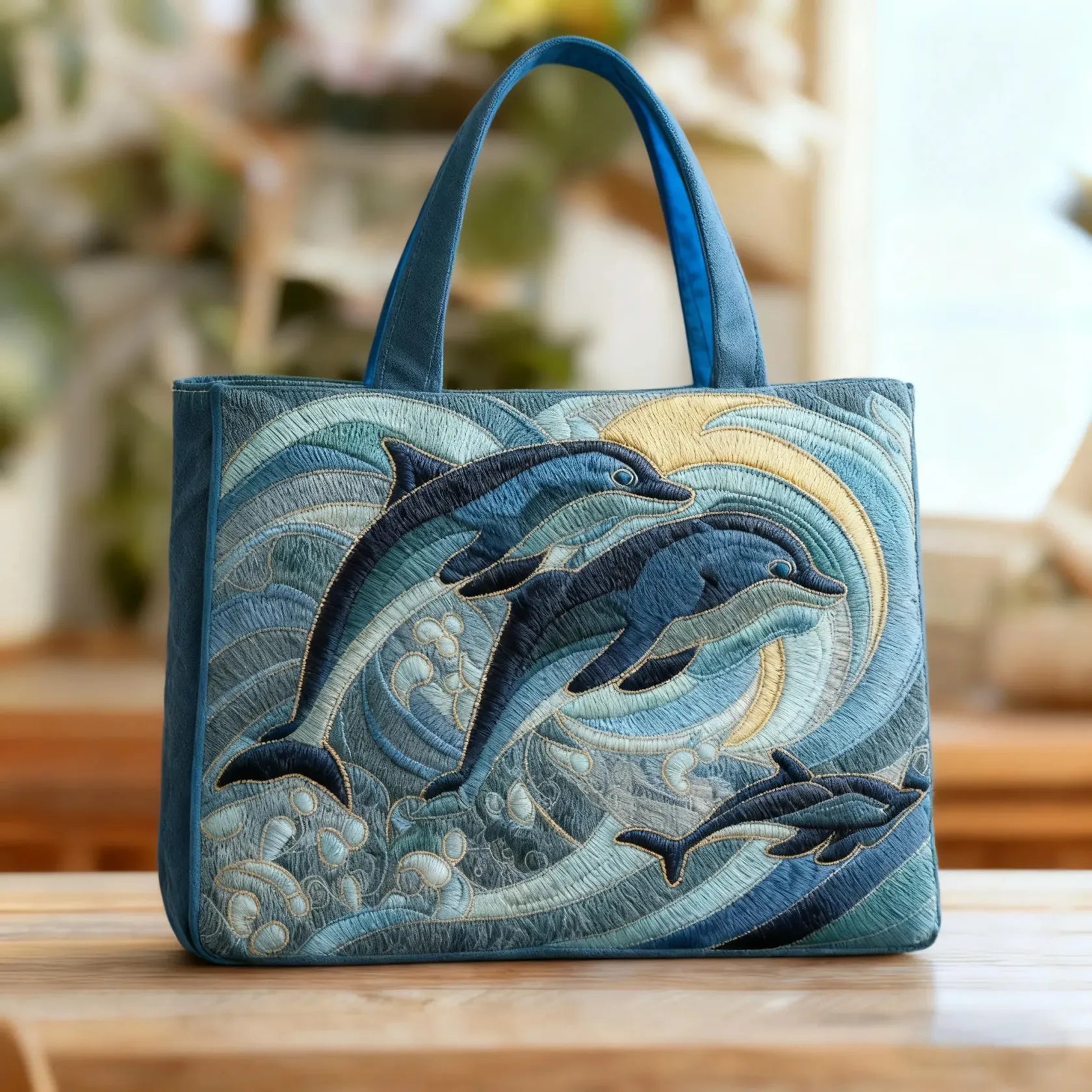 Håndlavet Taske - Delfin fra Havet