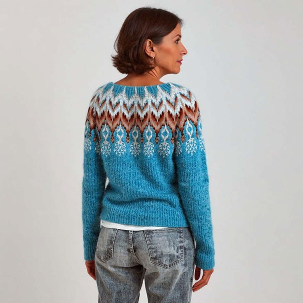 Elaine | Vintage Islandstrikpullover