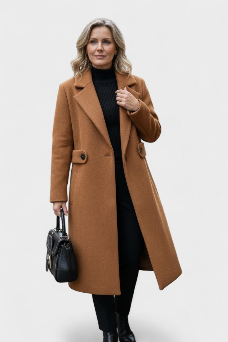 Frederikke™ | Vinterfrakke i uld til kvinder