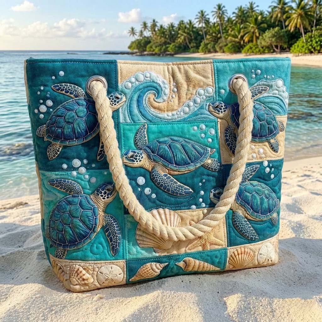 Håndlavet Strandtaske | Turtle Bay