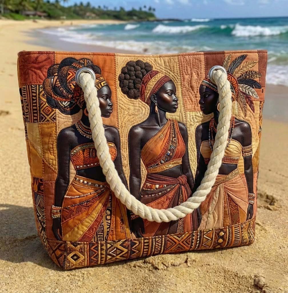 Håndlavet Strandtaske | Melanin Queens Glow