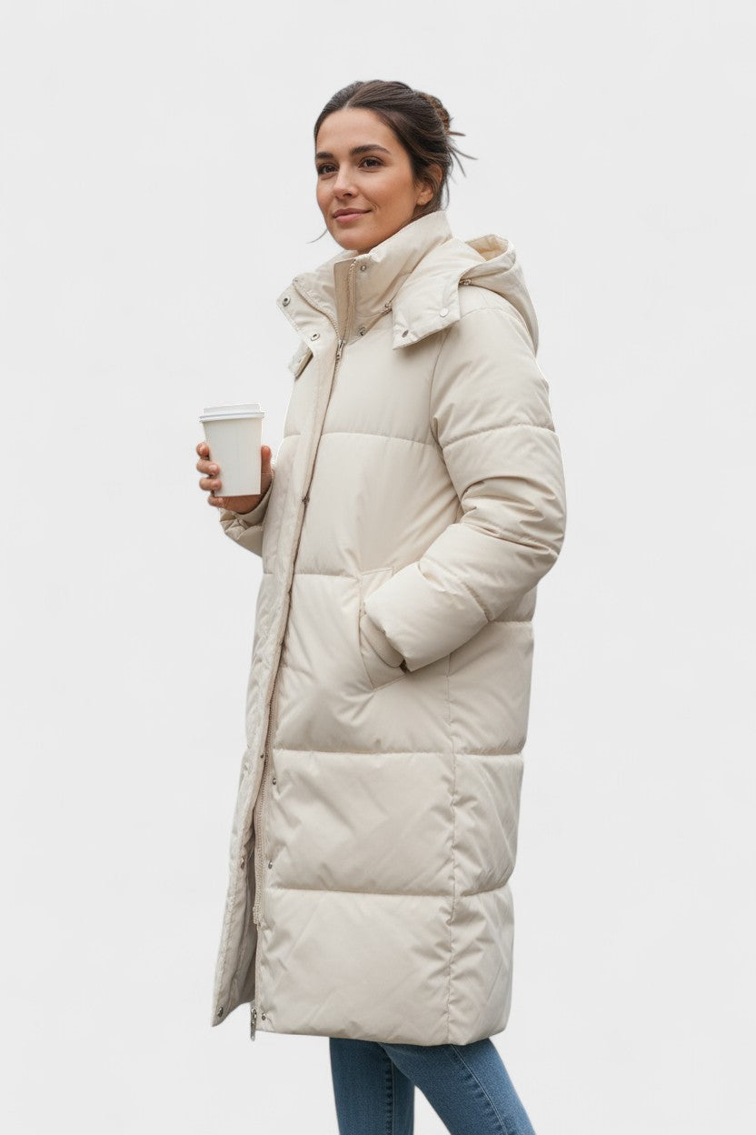 Gabriela™ | Pelsjakke med hætte