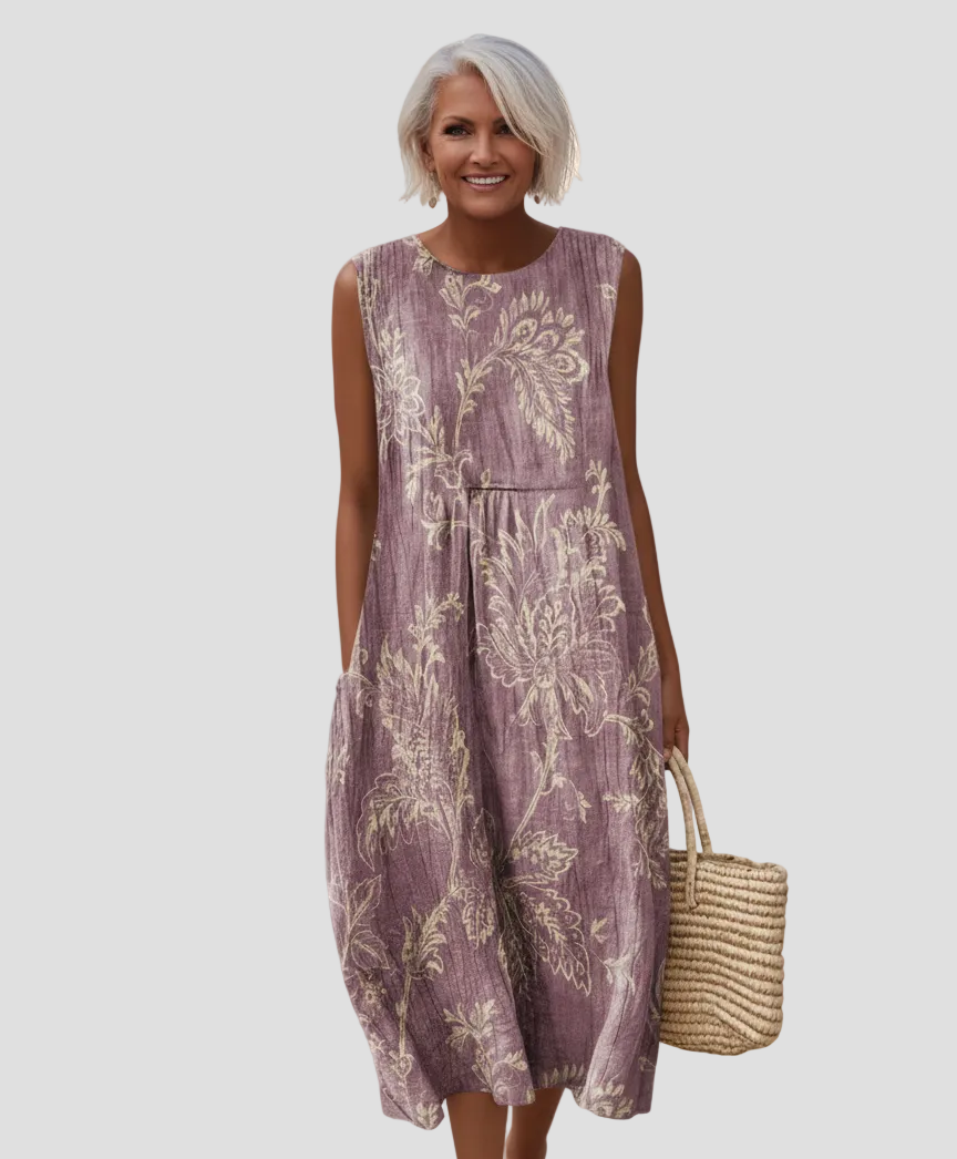 Penelope | Floral Midi Kjole