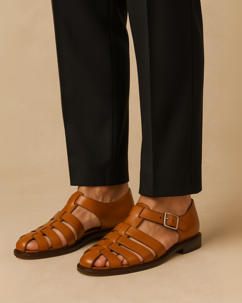 Grazio™ | Lukket Sandal med Rem