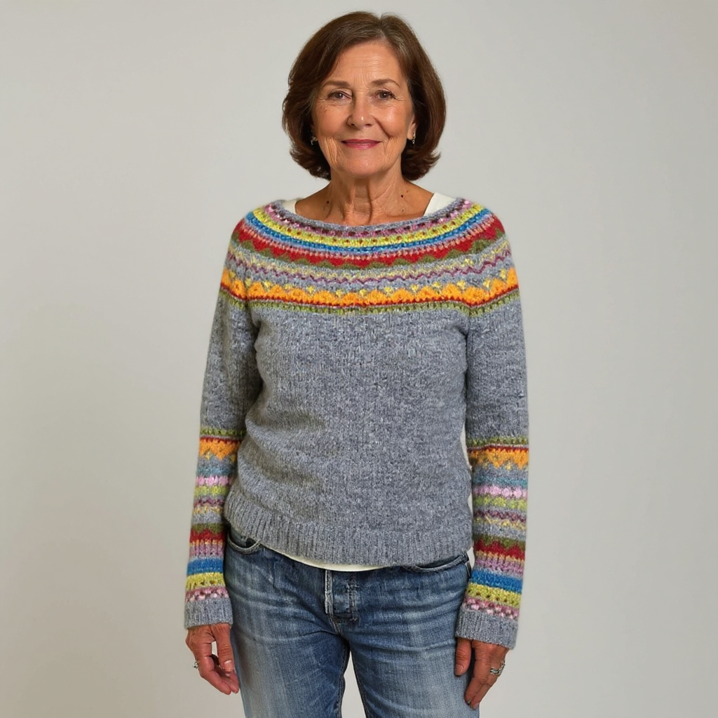 Joanna | Vintage Islandstrikpullover