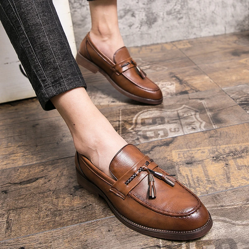 Læder Tøse Loafers