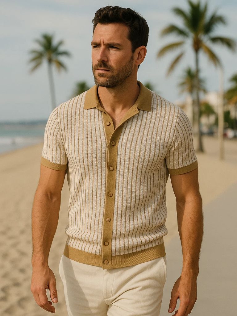 Laurits™ | Stribet Strikpolo
