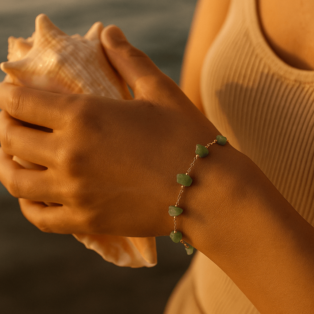 Millea | Grønsten armbånd