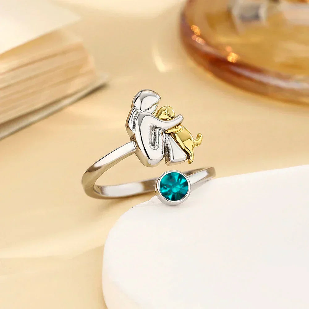 Nela™ | Ring med hundevedhæng