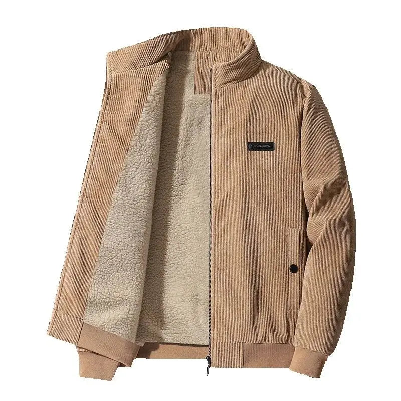 Bastian™  | cordjakke med fleecefor