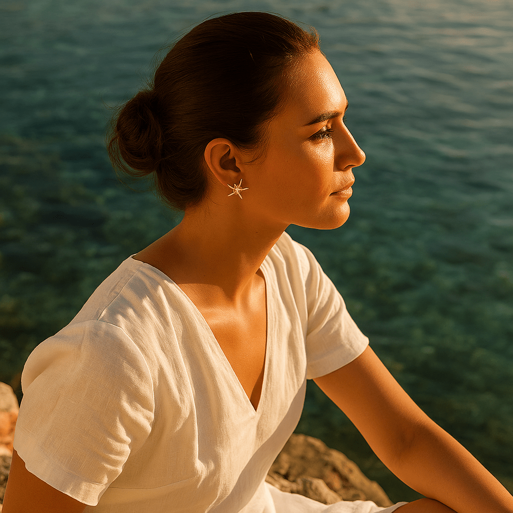 Saga | Havstjerne øreringe