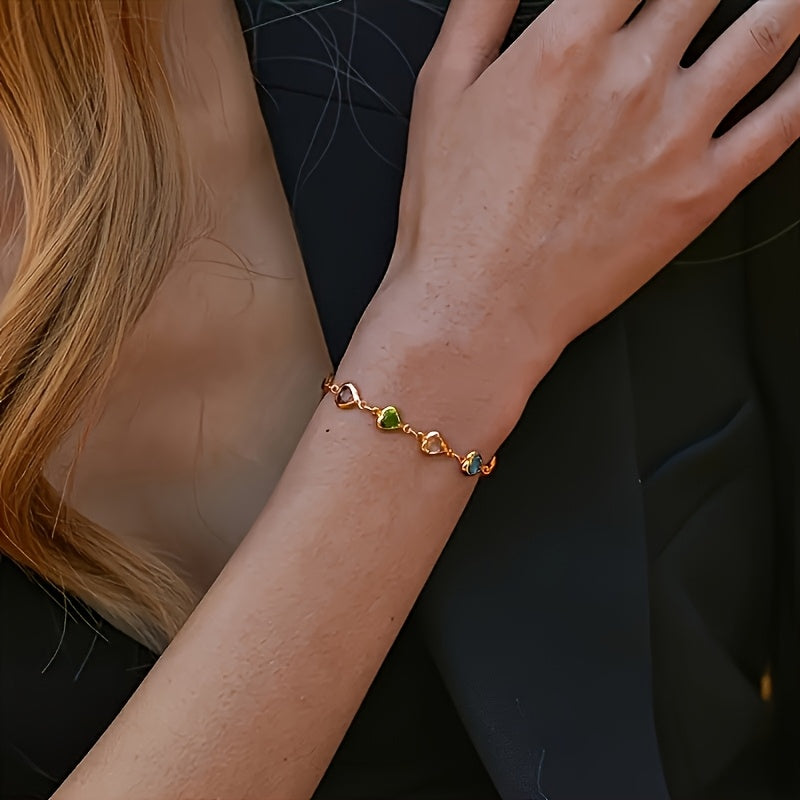 Unik hjerteformet armbånd