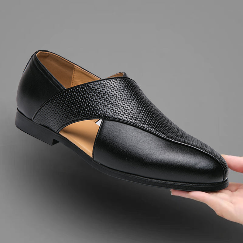 Vintage Læder Loafers