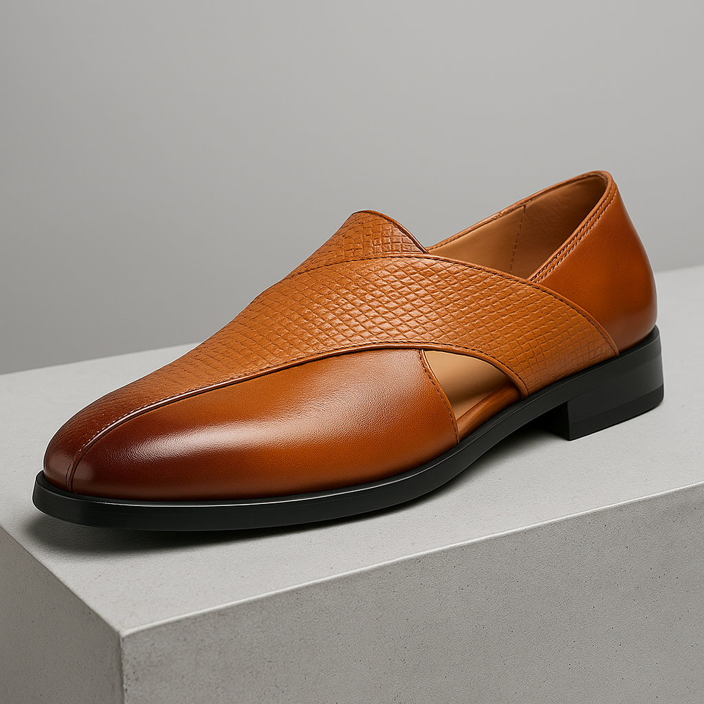 Vintage Læder Loafers