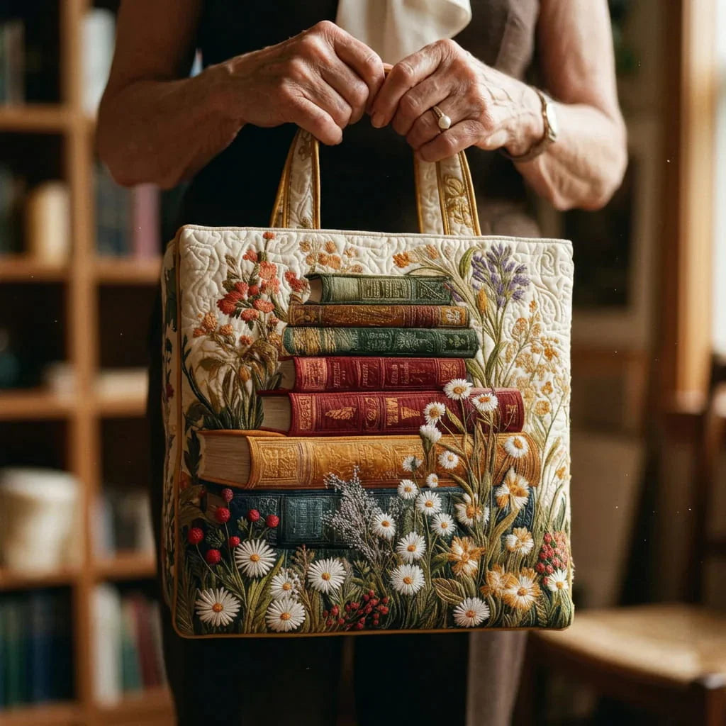 Sækkebag Artisanal Matelassé - Blomster Mønster