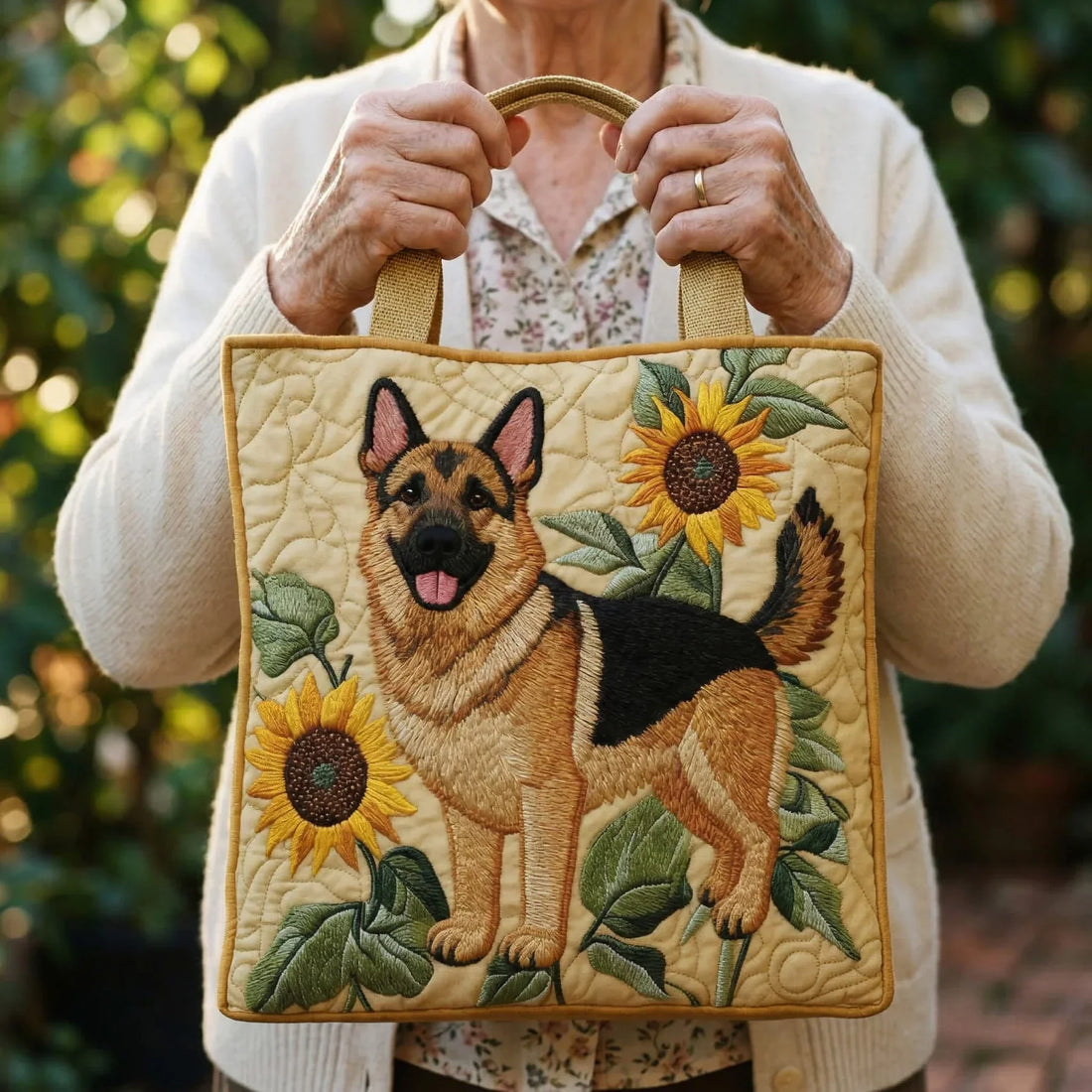 Sæk Artisanal - Tysk Hyrde Floral