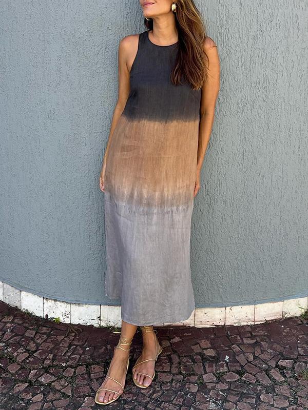 AMALIA | Lang kjole med naturlig stil og komfort til enhver lejlighed