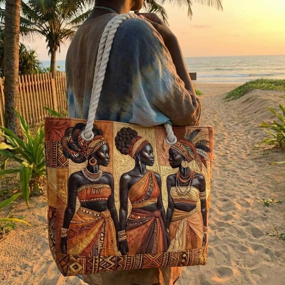 Håndlavet Strandtaske | Melanin Queens Glow